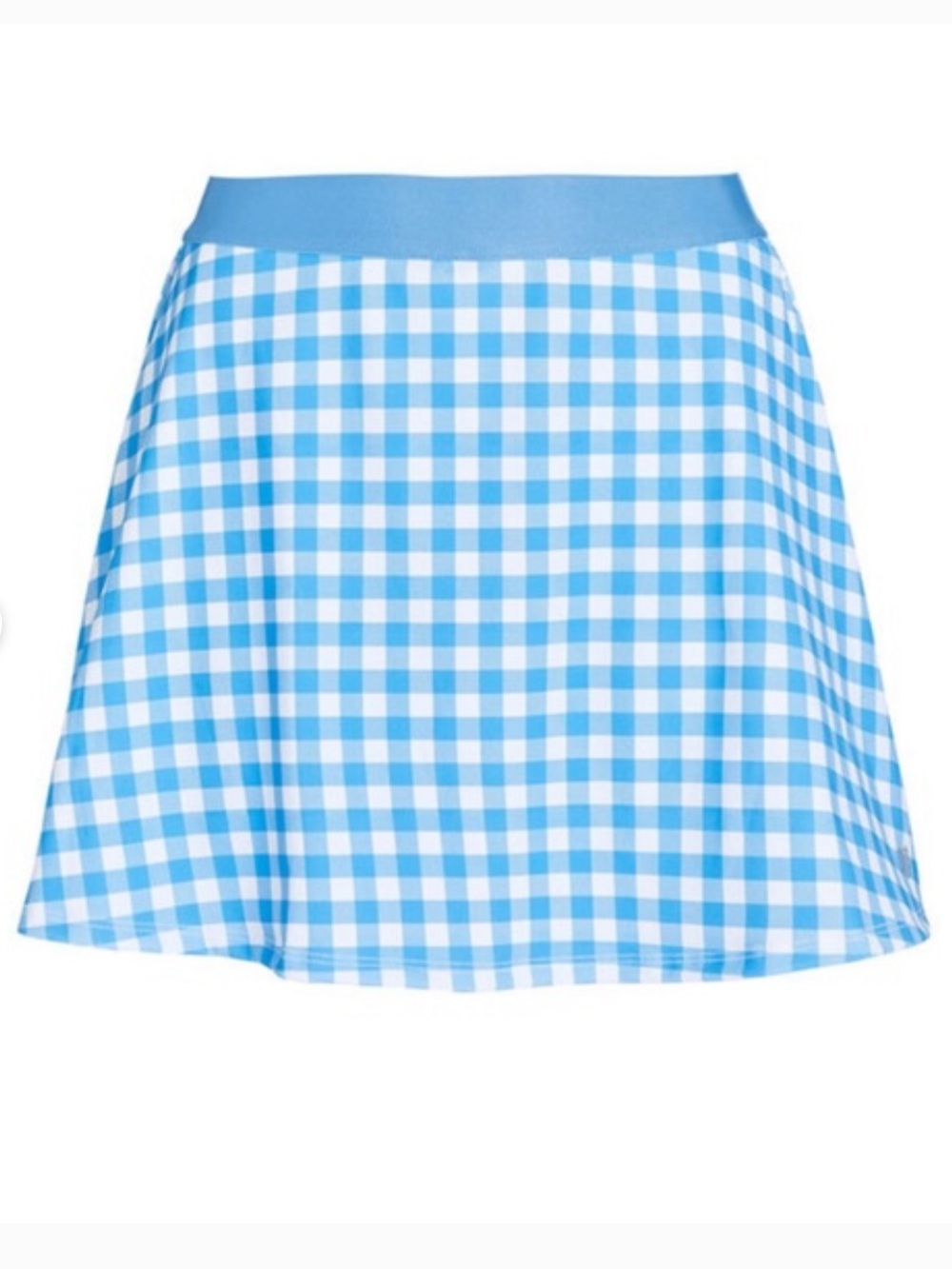 Eleven by Venus Williams Criss Jersey Gingham criss-cross Mini Skort